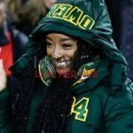 Green Bay Packers Simone Biles Puffer Coat