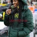 Green Bay Packers Simone Biles Puffer Coat