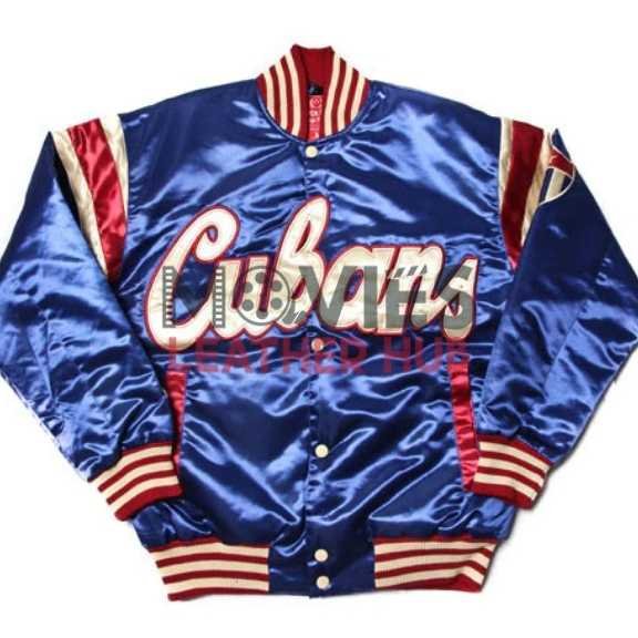 Havana Cubans Satin Varsity Jacket