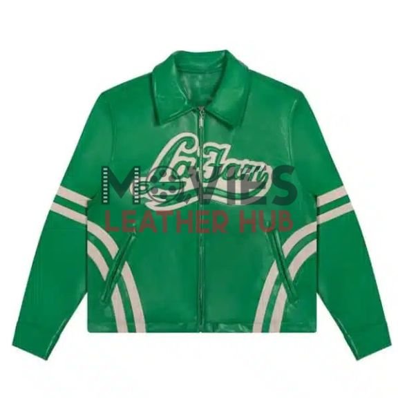 La Fam Retro Varsity Leather Jacket