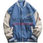 Letter Foaming Love Varsity Jacket