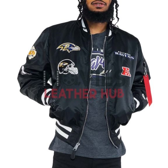 MA-1 Baltimore Ravens Bomber Jacket