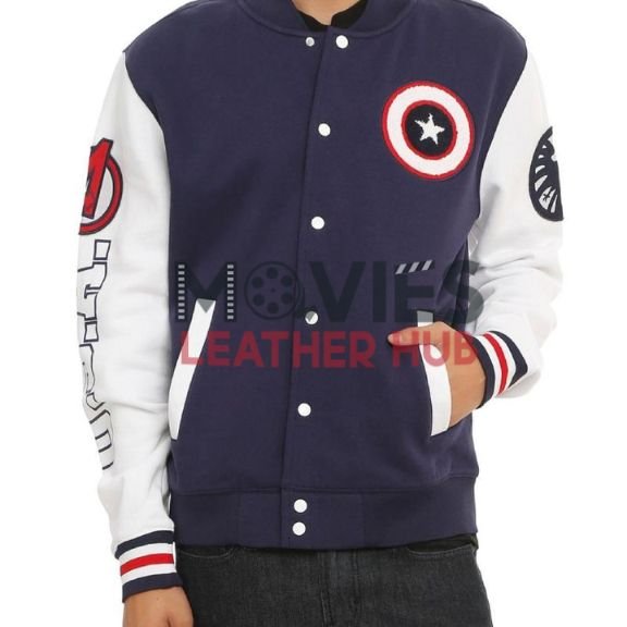 Marvel Captain America Varsity Jacket