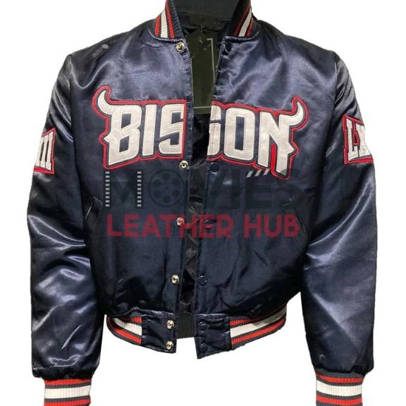 Men’s Howard University Bison Navy Blue Bomber Jacket