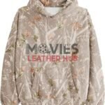 Men’s Oversized Fleece Maple Leaf Graphic Print Pullover Hoodie