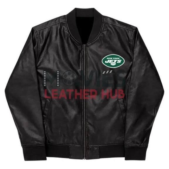 NFL-New-York-Jets-Black-Leather-Varsity-Jacket