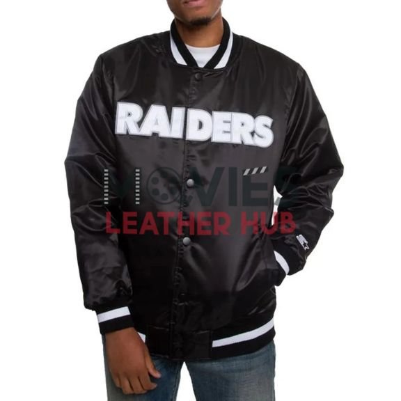 Oakland Raiders Satin Jacket