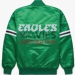 Philadelphia Eagles Striped Satin Jacket