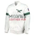 Philadelphia Eagles Striped Satin Jacket