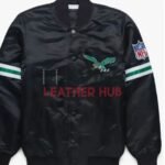 Philadelphia Eagles Striped Satin Jacket