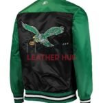 Philadelphia Eagles The Tradition II Full-Snap Team Satin Jacket