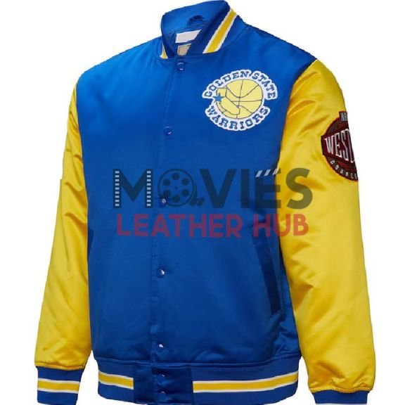 Primetime Golden State Warriors Royal and Gold Jacket