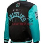 Primetime Memphis Grizzlies Black and Aqua Jacket