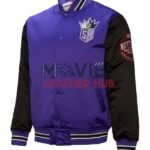 Primetime Sacramento Kings Purple and Black Jacket