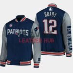 New England Patriots Tom Brady Full Snap Jacket