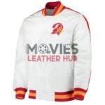 Tampa Bay Buccaneers Throwback D-Line White Satin Jacket