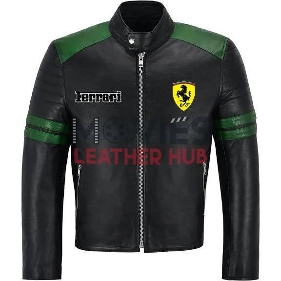 black-green-ferrari-motorcycle-racing-leather-jacket