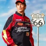 Cars Lightning McQueen Moto Racing Jacket