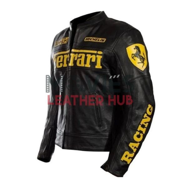 Ferrari Racing Leather Jacket