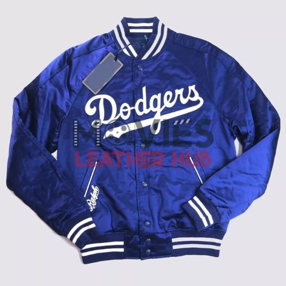 Los Angeles Dodgers Blue Ralph Lauren Baseball Jacket