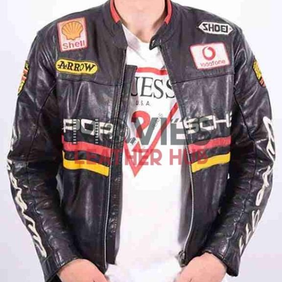 Men's Porsche Moto Leather Jacket