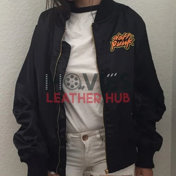 Daft Punk Bomber Satin Jacket