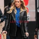 Younger Hilary Duff Black Leather Jacket