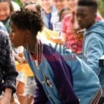 13 The Musical 2022 Jd Mccrary Blue Varsity Jacket