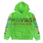 Chrome Hearts Sex Records Green Hoodie