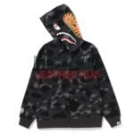 BAPE Color Camo Shark Zip Hoodie Junior