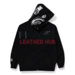 Bape Ink Camo Shark Zip Hoodie