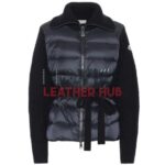 A Discovery of Witches Teresa Palmer Navy Blue Puffer Jacket