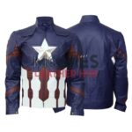 Steve Rogers Avengers Endgame Blue Jacket