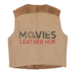 John Wayne The Cowboys Brown Leather Vest