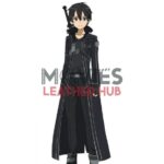 Kirito Sword Art Online Leather Coat