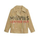 M&S Suedette Biker Jacket