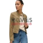 M&S Suedette Moto Jacket