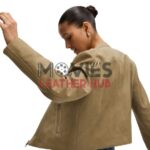M&S Suedette Moto Jacket