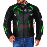 Men’s Monster Energy Alpinestars Motorcycle Leather Jacket