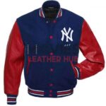 NY Yankees Letterman Red and Blue Jacket