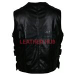 Punisher Jon Bernthal Skull Leather Vest Costume