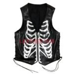 Skeleton Leather Vest