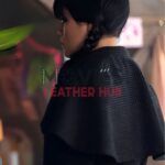 Wednesday Jenna Ortega Black Trench Coat