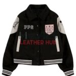 PPG X Fancy Leather Varsity Jacket