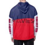 Philadelphia Phillies Color Block Red/Royal Hoodie Windbreaker