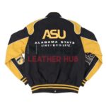 Alabama State Black Racing Twill Cotton Jacket