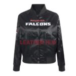 Atlanta Falcons Classic Black Satin Jacket