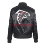 Atlanta Falcons Classic Black Satin Jacket