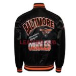 Baltimore Orioles Turn It Up M Classic Rib Black Satin Jacket