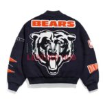 Chicago Bears Pennant Navy Varsity Wool Jacket